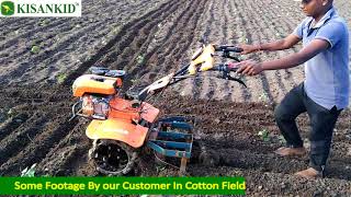 KISANKID 7HP ROTARY amp Cultivator 919490550036 FOR COTTON CULTIVATION MANGOBANANA AND VEG [upl. by Adnot]