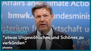 Robert Habeck und Prof Dirk Messner ua zu den Treibhausgasemissionen 2023 am 150324 [upl. by Cantone]