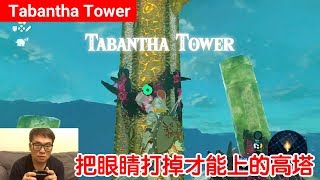 【薩爾達傳說 荒野之息】TabanthaTower：把眼睛打掉才能登上的高塔 [upl. by Seldun]