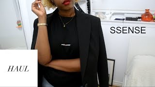 SSENSE Designer Sale Haul  Balenciaga Acne Studios Saint Laurent [upl. by Latreese]