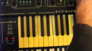 Funky Fima playing FORMANTA EMS01 Rarest Soviet SynthOrgan machine [upl. by Grunberg]