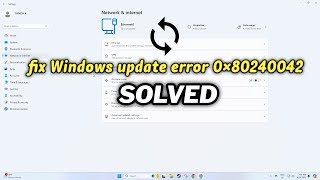 FIXED Windows update error 0x80240042 [upl. by Simpson489]