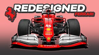 My REDESIGN of the 2021 Ferrari Formula 1 Car [upl. by Hellene]