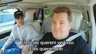 Justin Bieber e James Corden no Carpool Karaoke  Legendado Parte 1 [upl. by Auqinom889]