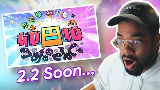 REACTING to Geometry Dash 10Year Anniversary Watch Party [upl. by Hitt]