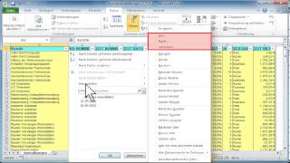 In Excel ein Jahr anzeigen Der Benutzerdefinierte AutoFilter für Datumsspalten [upl. by Lohse787]