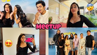 OMG🤩 Itna Bada Secret 🤫 Surprise meet with Ritu amp Anuj Gutur Gu Actors in Mumbai  Bindass Kavya [upl. by Ateuqram]