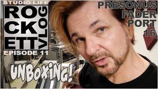 Presonus Faderport 16 Unboxing  Rockett Vlog 16 [upl. by Ermin]