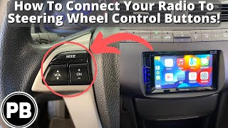 How To Connect Car Steering Wheel Buttons To New Radio [upl. by Bascomb306]