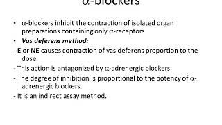 Screening and bioassay of sympatholytics [upl. by Ahsirtak341]