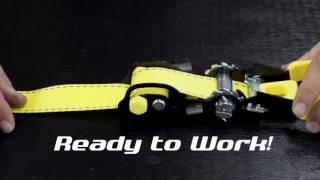 ERICKSON  HowTos  Tie Downs  Using the Sliding Handle Ratchet Strap [upl. by Brendon]