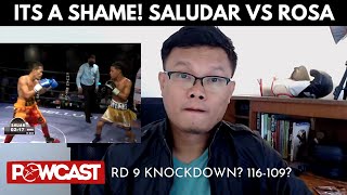 SHAME Vic Saludar vs Erick Rosa Controversial Decision  WBA World Title Fight [upl. by Anihpled]