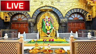 🔴Live Shirdi Sai Baba Aarti Darshan 21 JULY 2024 [upl. by Ojaras]