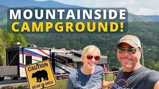 Picturesque MountainSide Campground Tour Exploring Asheville and Black Mountain NC [upl. by Alys]