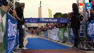 DM TriathlonSprintDistanz und TriathlonBundesligaFinale in Hannover 2013  Herrenrennen [upl. by Lynnell]