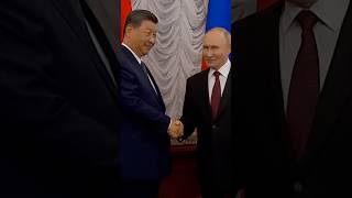 Russias Putin Meets Chinas Xi on Sidelines of BRICS Summit [upl. by Vallie624]