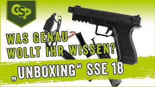 NOVRITSCH SSE18 AEP  die erste Airsoft ab 14 aus dem Hause Novritsch GsP Unboxing [upl. by Solhcin]