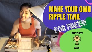 Make your own ripple tank FOR FREE Observe wave reflection refraction diffraction interference [upl. by Sitruc565]