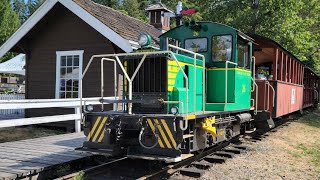 Plymouth locomotive 26 at the BC Forest Discovery Centre in Duncan BC [upl. by Searcy]