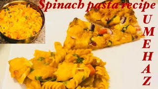 Spinach pasta recipe [upl. by Enymzaj]