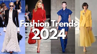 THE 18 BIGGEST FASHION TRENDS of 2024 YOU WILL SEE EVERYWHERE [upl. by Anitap]