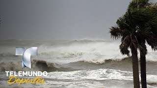 El Huracán Irma arrebata la vida de joven surfista  Más Deportes  Telemundo Deportes [upl. by Castora]