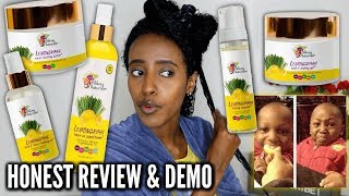 NEW Alikay Naturals Lemongrass Style Collection HONEST REVIEW amp DEMO  Lydia Tefera [upl. by Ylrebmit]