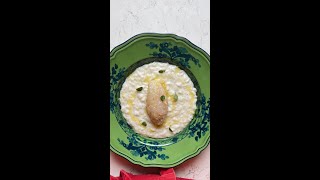 RISOTTO SCAMPI E BURRATA cremoso e avvolgente  Shorts [upl. by Alyl906]