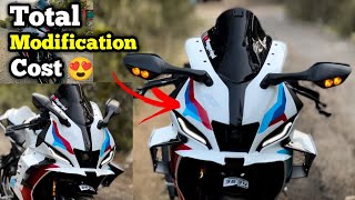 Total Modification cost of my R15 v4 M⚡️ Bike Modification  Only 1 in INDIA 🇮🇳 [upl. by Dorweiler]