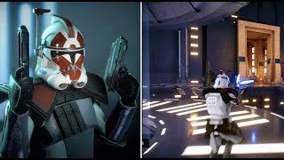 STAR WARS Battlefront II  NEW ARC Trooper Gameplay NO HUD PS4 PRO [upl. by Kimberlee]