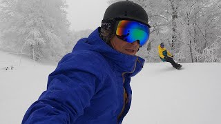 Snowboarding Sugar mountain NC [upl. by Standush]