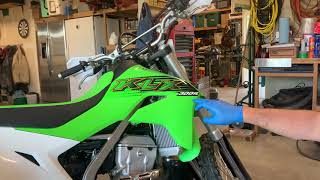 2020 KLX230R amp KLX300R Oil Change Tip [upl. by Turley]