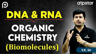 DNA and RNA in Biomolecules  Organic Chemistry  IIT JEE amp NEET  Vineet Khatri Sir  ATP STAR Kota [upl. by Einnol987]