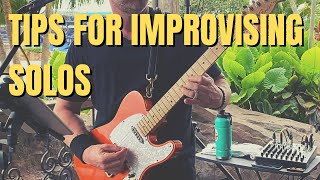 How I Improvise Guitar Solos When Playing Live [upl. by Ahsauqal]