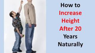 How to Increase Height After 22 Naturally Guaranteed [upl. by Storm]