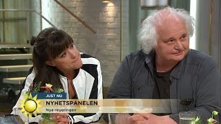 Nyhetspanelen om nya regeringen  Nyhetsmorgon TV4 [upl. by Merilyn296]