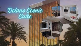 Delano Las Vegas Scenic Suite Room Tour [upl. by Tessil]