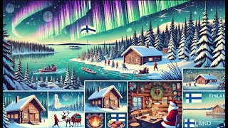 Discover Finland Northern Lights Saunas and Santa Claus [upl. by Ilrak267]