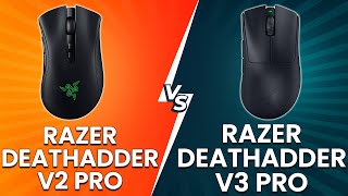 Razer DeathAdder V2 Pro vs Razer DeathAdder V3 Pro  A SideBySide Gaming Mouse Comparison [upl. by Kobe]