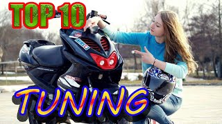 Top 10 modificari tuning la scutere [upl. by Lebna]