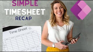 Power Apps Timesheet Creator Recap [upl. by Ursola]