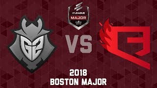 G2 Esports vs Quantum Bellator Fire  CSGO ELEAGUE Major Boston 2018 [upl. by Gustafsson]