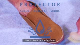 How To Use  Protect and waterproof with Renapur Suede and Fabric Protector 250ml [upl. by Ym]