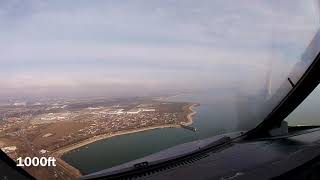 COCKPIT VIEW  A320 ILS APPROACH RW05R KRASNODAR [upl. by Hurleigh70]