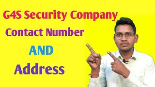 G4S Security Company ka branch Address or Contact Number [upl. by Philan]