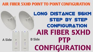 How to Configure airFiber 5XHD PointtoPoint Link by technical jawad rihan  airfiber 5xHD [upl. by Ninette]