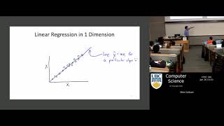 CPSC 340 Ordinary Least Squares [upl. by Llenil]