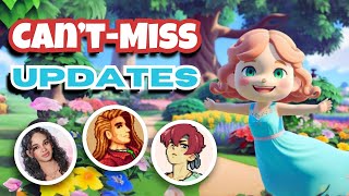 Just Announced Animal Crossing Stardew amp Dreamlight Valley  more game updates Cozy Chat Podcast [upl. by Topping]