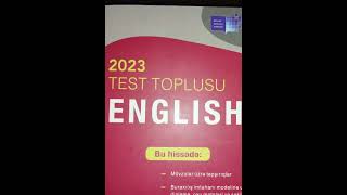 İngilis dili 1ci hissə test toplusu cavablar  təzə toplu testtoplusu [upl. by Hofmann398]