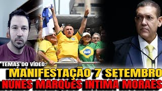 1 BOLSONARO RASGA O VERBO SOBRE MANIFESTAÇÕE E MORAES NUNES MARQUES INTIMA MORAES EM DECISÃO INÉD [upl. by Ebberta]